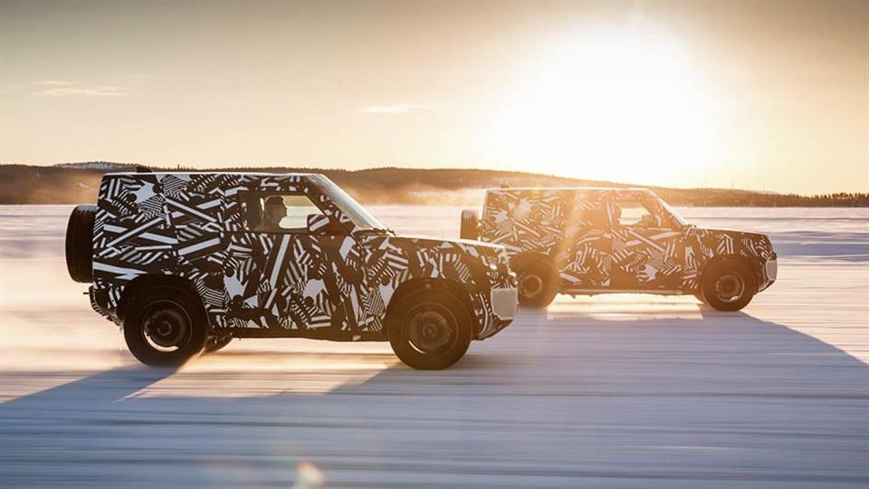 تصاویر از نسخه پروتوتایپ لندرور دیفندر در حال تست